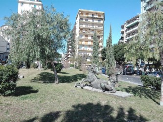 Scultura dello Stallone Ferito