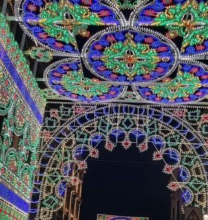 Luminarie per la festa di Sant'Agata